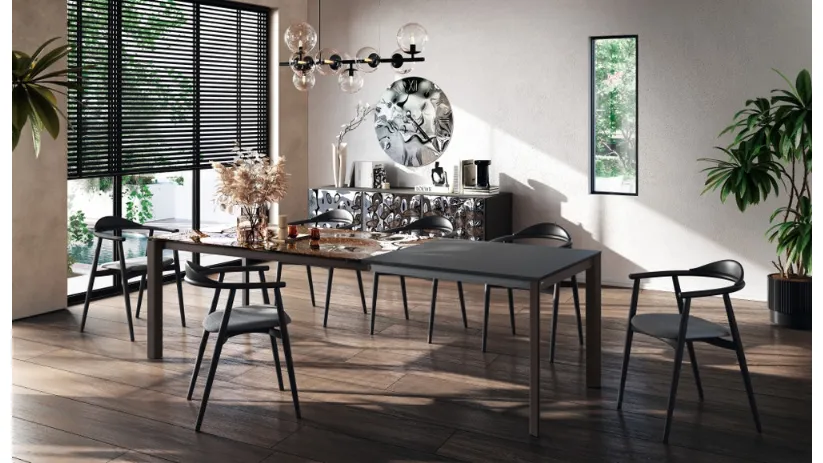 Tavolo Cosmic in gres porcellanato di Scavolini