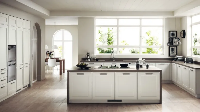 Cucina su misura Favilla Bianco Prestige di Scavolini